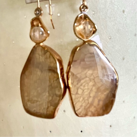 Anthropologie Southwestern Agate Fishhook Earrings NWT - Picture 4 of 10